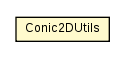 Package class diagram package Conic2DUtils