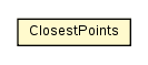 Package class diagram package ClosestPointsLookUp.ClosestPoints
