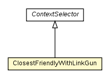 Package class diagram package ClosestFriendlyWithLinkGun