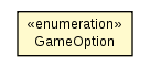 Package class diagram package GameOption
