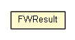 Package class diagram package FWResult