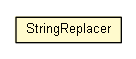 Package class diagram package StringReplacer