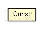 Package class diagram package Const