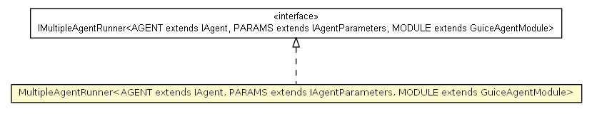 Package class diagram package MultipleAgentRunner