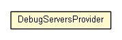 Package class diagram package DebugServersProvider