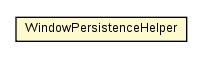 Package class diagram package WindowPersistenceHelper