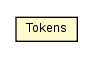 Package class diagram package Tokens