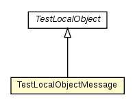 Package class diagram package TestCompositeObjectMessage.TestLocalObjectMessage