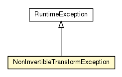 Package class diagram package NonInvertibleTransformException