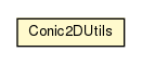 Package class diagram package Conic2DUtils