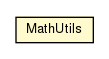 Package class diagram package MathUtils