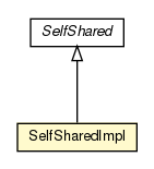 Package class diagram package SelfSharedImpl