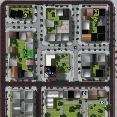 SimDate3D-2 city locations
